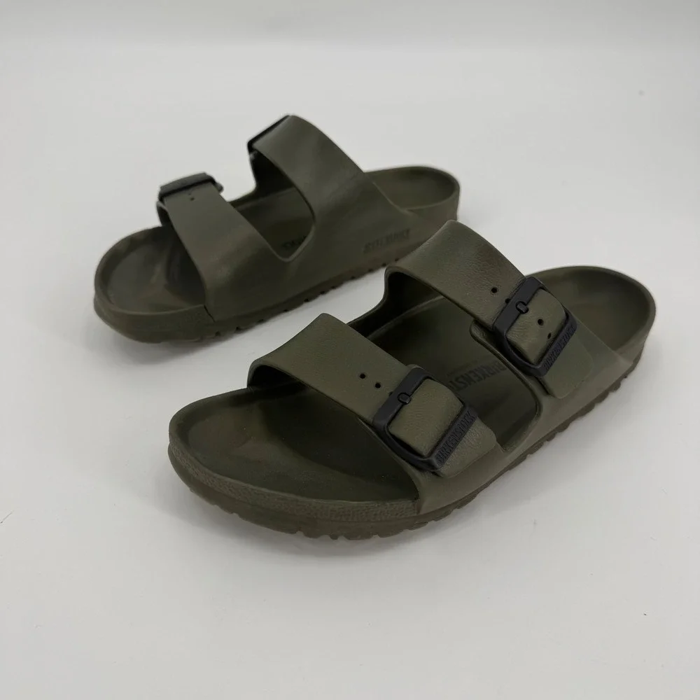 Birkenstock Arizona EVA Sandals Khaki Green Mens 8 Womens 10 EU 41 Slides